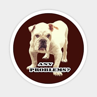 Angry bulldog Magnet